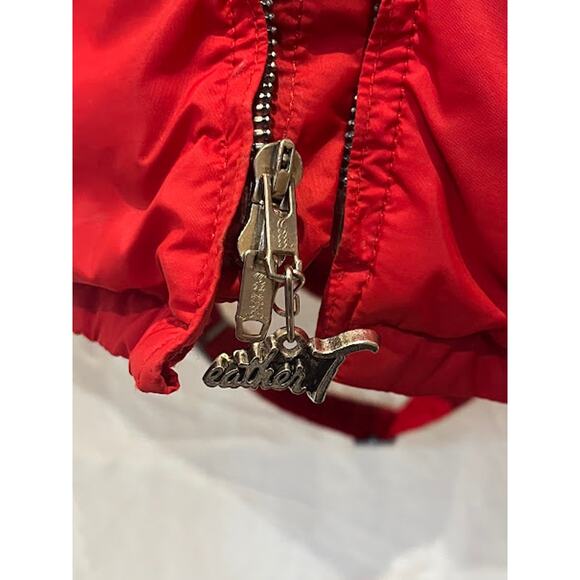 VTG Gerry Jacket Mens Full Zip Ski Down Jacket Hidden Hood 70s Sz M - Picture 7 of 7